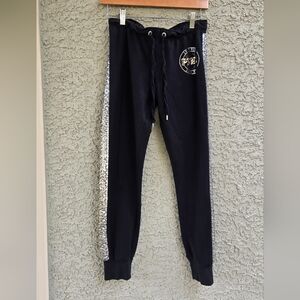VS PINK Black Sequin Joggers